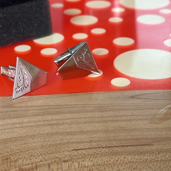 2 sets cufflinks- sterling silver-other set-vintage w/freshwater pearl - Picture 3 of 4